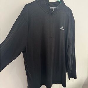 Adidas Black and Gray Zip-Up Jacket